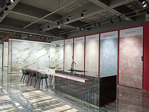 Porcelain Marble Tile Grey Floor And Wall Big Size Porcelain Marble Slab 1600x3200 Tiles