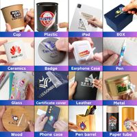 Imprimante et découpeuse d'autocollants UV avec vernis, livraison gratuite d'usine, pour petites entreprises, pour verres, tasses, imprimante UV DTF A3