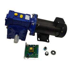 90 В постоянного тока 1/2 л.с. 1750 об./мин. С щеточным двигателем с контроллером скорости и червячным Редуктором для промышленного оборудования - Product Image 2