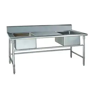 Commercial Equipment Supplier Stainless Steel Portable Freestanding Kitchen Basin Sink