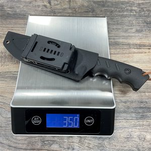 Lhb23002 dao ngoài trời với vỏ bọc kydex dao cắm trại lớp phủ màu đen thép 440 cố định lưỡi dao tự vệ - Product Image 6