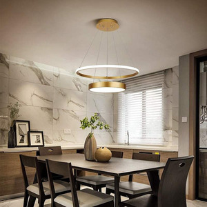 Luxury Modern Minimalist Nordic LED <b>Dining</b> Room Chandelier Minimalist Nordic <b>Dining</b> Table <b>Light</b> for Living Room Office Lighting - Product Image 6