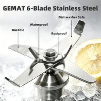 Hoge snelheid fruitmixer, heavy-duty commerciële blenders voor restaurants, bars, professionele voedselmixers