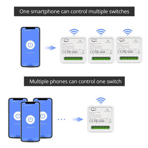 สวิตช์รีเลย์อัจฉริยะแบบไร้สาย 10A ควบคุมด้วยเสียงระยะไกล ใช้งานร่วมกับ Homekit Alexa Google Home สำหรับระบบอัตโนมัติภายในบ้าน - Product Image 4