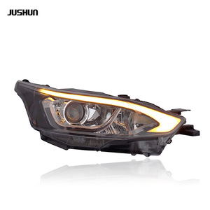 Jushun Toyota Yaris L ชุดประกอบไฟหน้า LED 6000K ชุดอัพเกรด DRL ตามลำดับ - Product Image 2