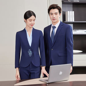 Conjunto de <span class=keywords><strong>traje</strong></span> de gerente profesional para mujer, <span class=keywords><strong>chaqueta</strong></span> roja y mono para primavera Otoño, nuevo vestido ejecutivo para habitación de invitados para hombres - Product Image 3