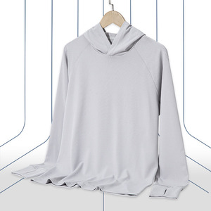 RUIQUWIN Sweat-shirt de sport à manches longues pour hommes, haut d'entraînement de gymnastique respirant à séchage rapide pour la course et le fitness, sweat à capuche athlétique décontracté - Product Image 4