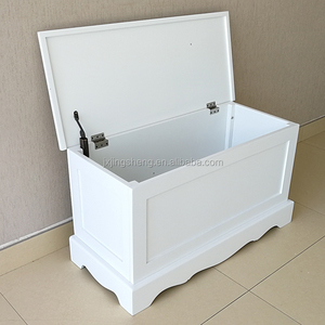 Banc de rangement <span class=keywords><strong>en</strong></span> <span class=keywords><strong>bois</strong></span> gris MDF, organisateur de jouets, unité de rangement pour enfants, banc à chaussures, <span class=keywords><strong>coffre</strong></span>, chambre à coucher, école - Product Image 6
