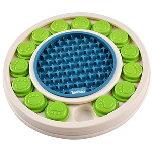 Giocattolo interattivo per Puzzle intelligente in stile moderno IQ Cat <span class=keywords><strong>Dog</strong></span> Treat Dispensing Slow Food leccare tappetino realizzato in resistente plastica siliconica - Product Image 2