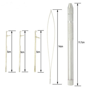 Dụng cụ xỏ chỉ bằng kim móc nhôm đa chức năng cho các vòng nhỏ, hạt, nối tóc I-tip - Product Image 2