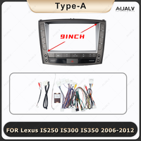 Fascia d'autoradio Android rentable pour Lexus IS250/IS300/IS350 2006-2012 Installation du panneau de commande de navigation multimédia