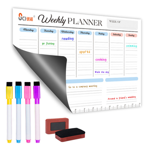 Tableau blanc interactif Uni-Felt personnalisable, amovible, réutilisable et flexible, pour <span class=keywords><strong>la</strong></span> planification hebdomadaire et mensuelle, <span class=keywords><strong>la</strong></span> liste des courses, pour <span class=keywords><strong>la</strong></span> maison et plus encore - Product Image 2