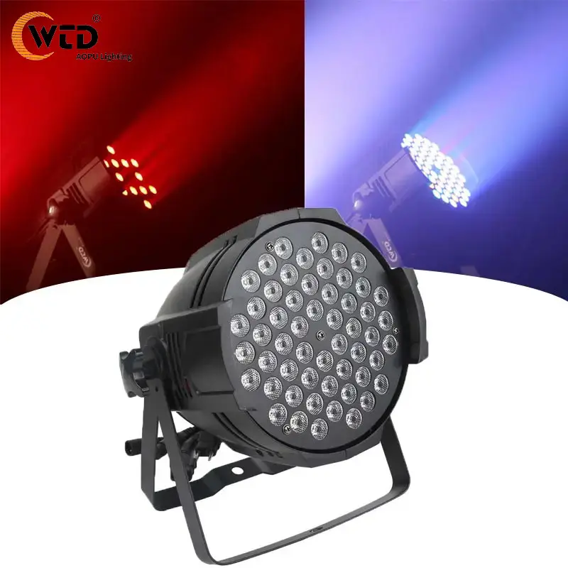 China stage light led ad alta potenza 54pcs stage parled 54x3 led par rgbw light per eventi al coperto