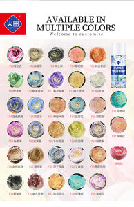 طلاء زهرة رئيسية صديق للبيئة بخاخ قائم على الماء مع زهور حقيقية طازجة مادة أكريليك ملونة جميلة - Product Image 5