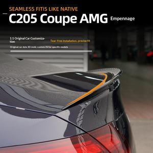 Accessoires de modification de l'aile supérieure et du hayon pour Mercedes-Benz Classe C Coupé C205 AMG 2015-2021 - Product Image 4