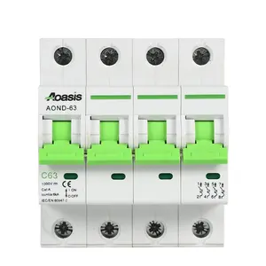 Hot sale AOND-63 4P dc 230V 400V dc solar mcb circuit breaker switch