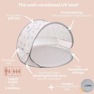 Carpa de Playa Infantil Automática, Ligera, Rosa, para Picnic, Viajes, con Protección Solar, para Jugar en la Playa - Product Image 6