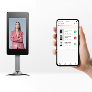 Máquina de Control de Asistencia con Huella Dactilar y Reconocimiento Facial en la Nube, con Tarjeta RFID, para Fábrica, Almacén, Planta de Manufactura, Control de Turnos - Product Image 1