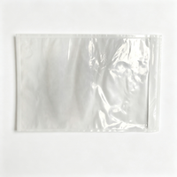 Pochette transparente pour étiquettes d'expédition, chargement par le haut, auto-adhésive, en PE transparent, pour documents logistiques, bordereaux d'expédition, factures, ISO SGS