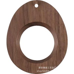 Support de filtre à café en bois de noyer noir, portable, pour café filtre en plein air, rond, couleur unie - Product Image 5