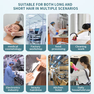 غطاء مشبك قابل للتخصيص قابل للتخصيص من OEM ، مفردة أو مزدوجة مرنة ، غطاء غوغاء غير منسوج من مادة PP ، ألوان وأحجام مخصصة - Product Image 4