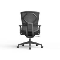 Chaise de bureau ergonomique moderne en PP, hauteur réglable, dossier respirant, inclinable pour un confort prolongé, idéale pour le personnel informatique