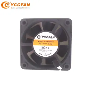 5v Fan High Pressure Cooling Fans 60mm 60x60x20 0.72W 5V 12V 24V 3000 RPM DC Brushless Axial Fan YDL6020B24