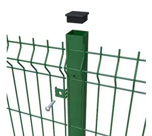 Customized Classic Fencing Powder Coating Fence Panels Sustainable Steel Wire Mesh Fencing Trellis Gates