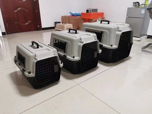 Caisse en plastique pour chien de transport pour animaux de compagnie approuvée par <span class=keywords><strong>IATA</strong></span> Airline pour voyager - Product Image 2