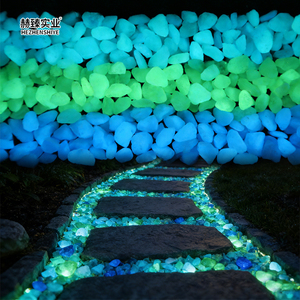 Céramiques lumineuses pour aménagement paysager, pavage <span class=keywords><strong>de</strong></span> routes, bleu vert, jaune vert, bleu ciel, céramique lumineuse, pierre lumineuse, pierre phosphorescente - Product Image 3