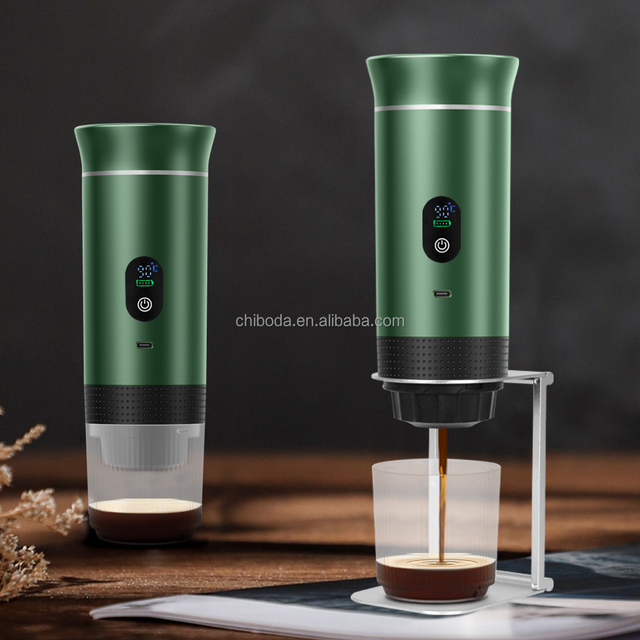 Portable Espresso Coffee Machine With Digital Display 3-in-1 Capsule Coffee Maker for Car Home Camping Coffee Maker