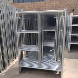 Factory Price High Intensity Steel <strong>Scaffoldings</strong> Safe and Stable H Frame <strong>Scaffoldings</strong> Construction Scaffold System - Product Image 4