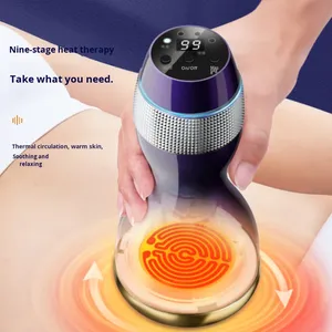 Rui Chu Kupfer Bian-Stein Gua Sha Instrument Elektrischer Massagegerät Meridian-Bürste Heißkompresse Moxibustion Universell für den Ganzen Körper - Product Image 3