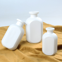 Rafraîchisseur d'air de luxe Bouteille unique de diffuseur de roseau en verre blanc