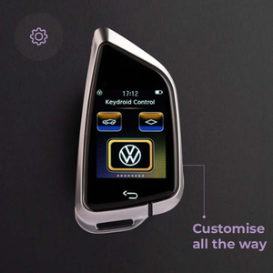 Clés de véhicule intelligentes personnalisables Keydroid avec écran LCD personnalisé pour toutes les voitures avec application Apple MFI Find My - Product Image 3