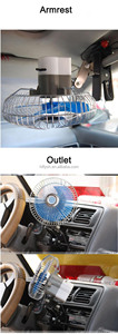 Ventilateur de voiture HF-802(7) DC <span class=keywords><strong>12V</strong></span> ou V DC pour voitures avec <span class=keywords><strong>clip</strong></span>/ventilateur automatique, ventilateur oscillant - Product Image 5