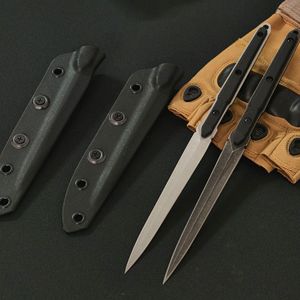 熱販売中 アウトドア 高硬度440C鋼 固定刃 サバイバル タクティカル ハンティングナイフ ABSハンドル付き - Product Image 3