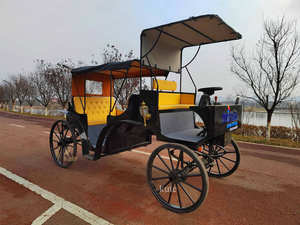Nuevo Carruaje Eléctrico de Estilo Europeo para Recorridos Turísticos y Paseos en Caballos para Parques de Atracciones - Product Image 4