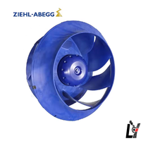 Ventilateur centrifuge de refroidissement pour salle blanche Ziehl-abegg RH63D-ZIK.GL.VR RH63D-ZIK.GG.VR 400V 460V AC 4.20kW 6.60A FFU (unité de filtre ventilateur)