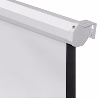 Écran de projection mural manuel JAVES JBDMS5 60" 4:3 pour projecteurs TV 3D HD, blanc mat, garantie 3 ans