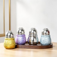 Tasse en titane portable et légère de 200 ml avec texture martelée pour café et thé, avec couvercle argenté, idéale pour le camping, la randonnée et les activités de plein air