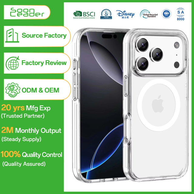 Soonleader UV Coated Silky Touching Mobile Phone Cover Case Crystal Clear Transparent Phone Case Product for iPhone 17