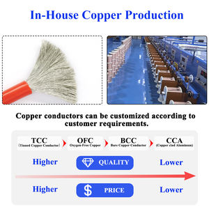 <span class=keywords><strong>2</strong></span>/0 in morbida gomma siliconica guaina cavo elettrico 4 8 10 12 14 16 18 20 24 26 awg stagno in rame placcato 22awg cavo in silicone - Product Image 3