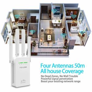 Nuevo Repetidor WiFi de Doble Banda PIX-LINK <span class=keywords><strong>para</strong></span> <span class=keywords><strong>el</strong></span> <span class=keywords><strong>Hogar</strong></span>, Router Inalámbrico de 300Mbps, Extensor USB con 4 Antenas - Product Image 6