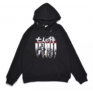 Felpe con Cappuccio Casual Personalizzate 300g Nere con Stampa e Ricamo 3D, Caratteristica Anti-Piega, Serigrafia su Tessuto French Terry - Product Image 1