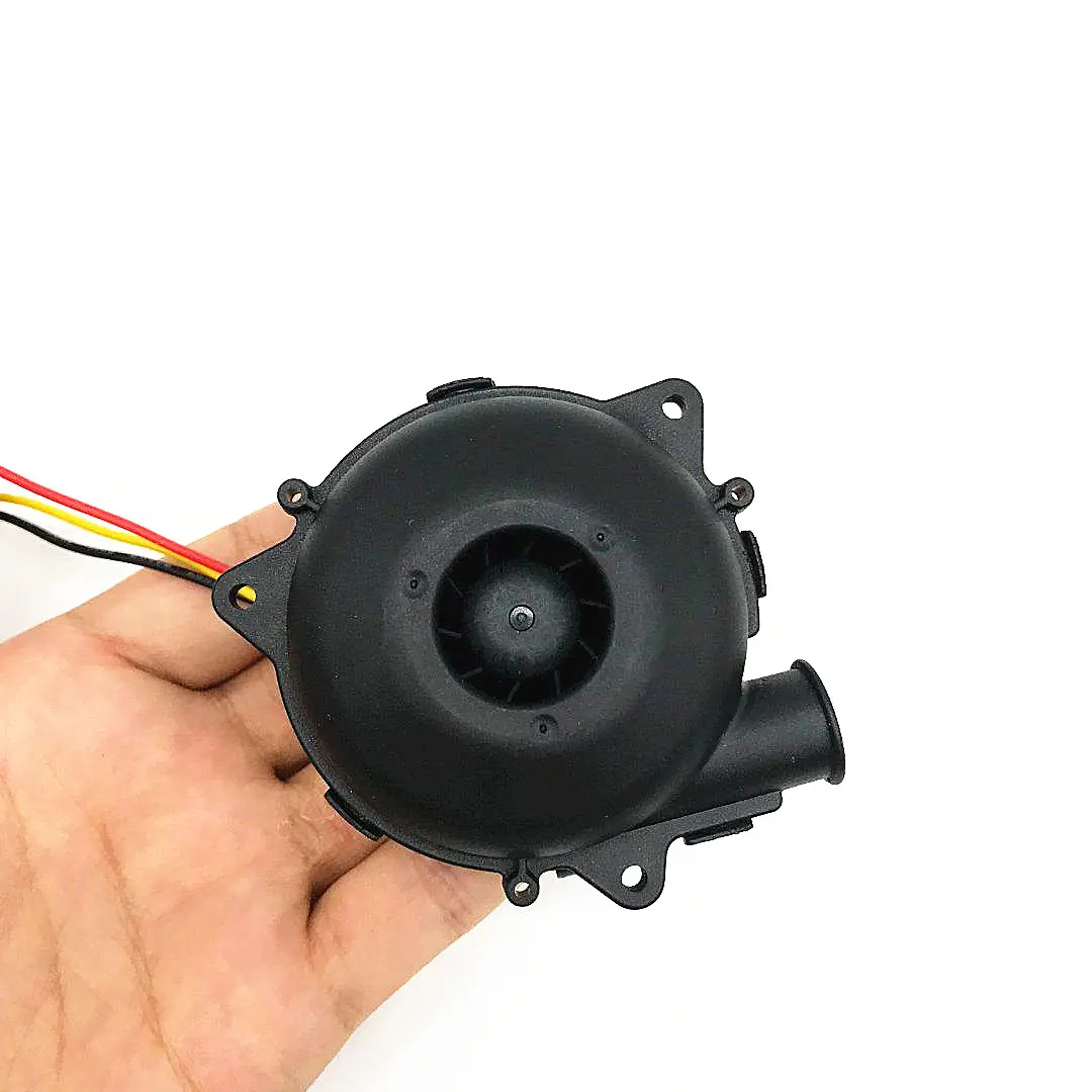 Motor kipas blower CPAP tanpa sikat DC, ukuran kecil 65 mm diameter 12v untuk respirator medis digunakan untuk tabung