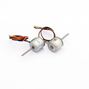 Moteur pas à pas à aimant permanent <span class=keywords><strong>QQ</strong></span> DC 12V SM20 20BY 2 phases 4 fils avec arbre de sortie à vis M3 pour serrures et suivi logistique - Product Image 4