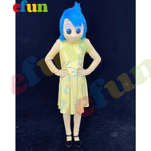 Efun quantité minimale de commande 1 PC personnalisé Fury Evil Angry Gloomy Anxiety Emoticon Sad Mascot Costume adulte Cartoon Inside Out Costume à vendre - Product Image 1