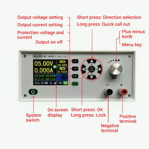 Wuzhi 60V8A480W WZ-6008มีความแม่นยำสูง CNC DC มีเสถียรภาพแหล่งจ่ายไฟพีซีหน้าจอ <span class=keywords><strong>LCD</strong></span> แอปมือถือ - Product Image 4