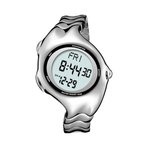 Reloj Deportivo Analógico y Digital Único para Hombre, Caja de Aleación, Correa de Acero Inoxidable de 18 mm, Resistente al Agua 30 m, Función de Alarma - Product Image 1